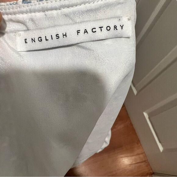 Endless Rose Anthropologie Puff Sleeve Tweed Crop Top size small women's - Picture 11 of 11